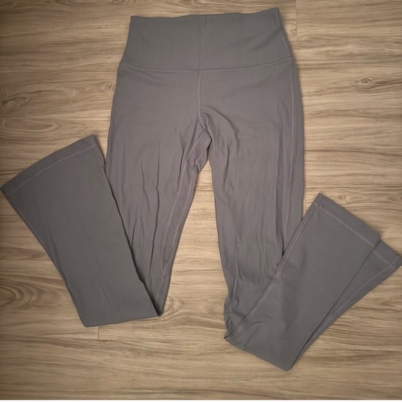 Lululemon Athletica Blue-Grey Align Mini Flares - Picture 2 of 3